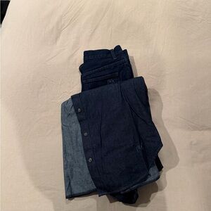 JW ANDERSON Indigo Denim Shirt & Matching Jeans
